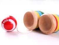Juguete Montessori De Madera Para Desarrollar La Inteligencia Juego Tradicional De Arrojar Y Catch Con Espada Y Taza Juguetes Educativos Para Niños Aged 7+ - details 4
