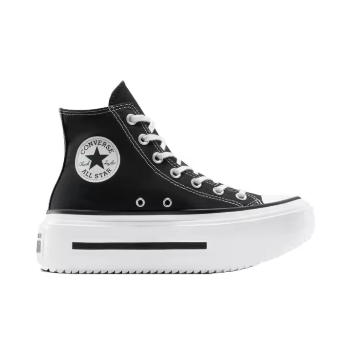 Zapatillas Negras Converse Chuck Taylor All Star Lift Double Stack - 1