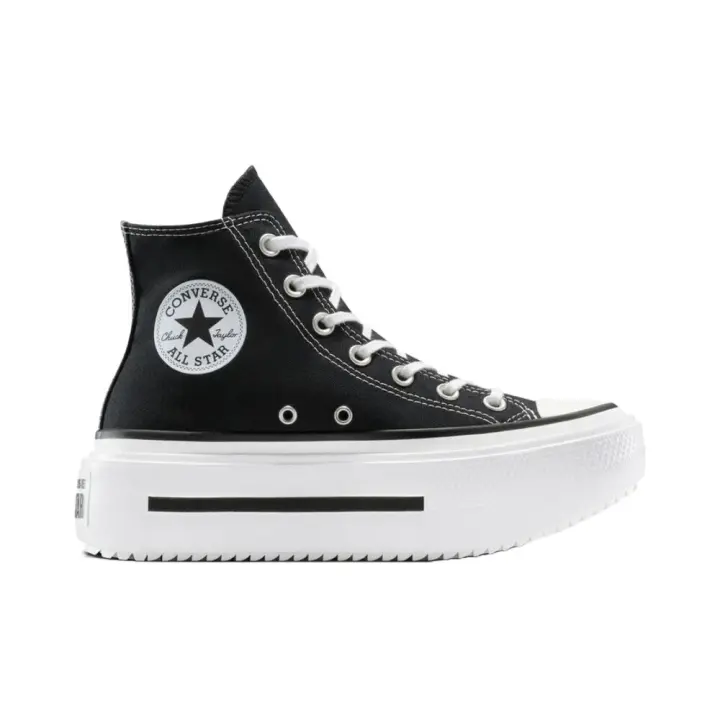 Zapatillas Negras Converse Chuck Taylor All Star Lift Double Stack - 1