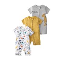 Mono de verano para bebé, de manga corta, con cremallera de doble cabeza, para gatear, para recién nacido, caja de regalo - details 30