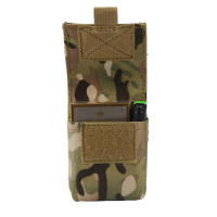 Bolsa Táctica De Pistolera Para Airsoft Con Sistema Molle Bolsa Para Linterna Y Revólver Camuflada Para Caza Y Combate Al Aire Libre - details 4