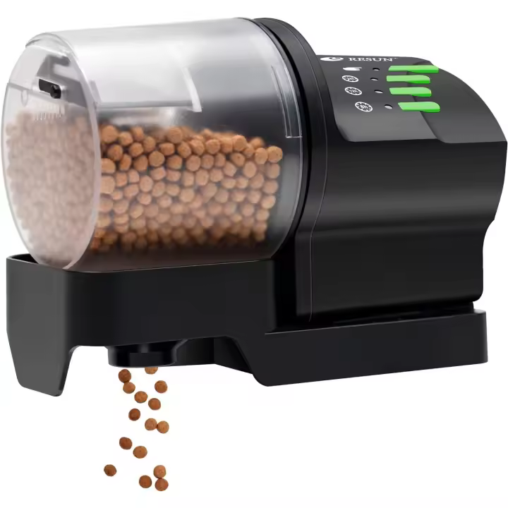 Alimentador Automatico Acuario, Dispensador De Comida para Peces, Dispensador Comida Peces con Temporizador Recargable - 1