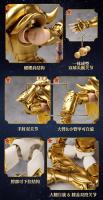 Bloques Originales Blokees Saint Seiya Figura De Acción Anime Modelo Dibujos Animados Para Niños Milo Escorpio Aiolia Leo Aries Mu 15cm DIY Construcción - details 10