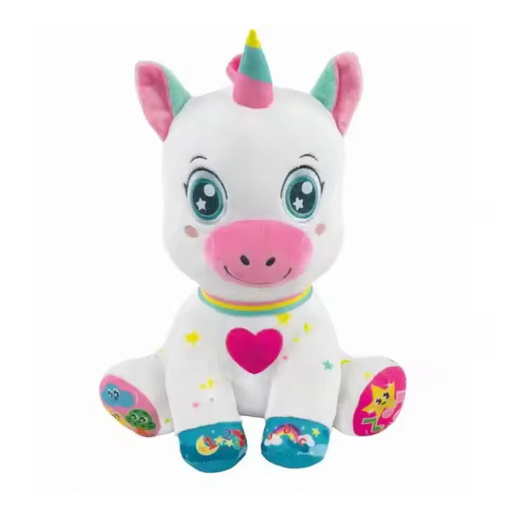 Peluche Baby Unicornio interactivo con sonido 555567 CLEMENTONI - 1