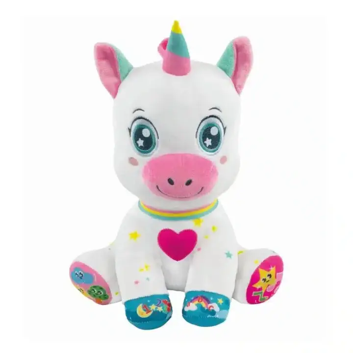 Peluche Baby Unicornio interactivo con sonido 555567 CLEMENTONI - 1