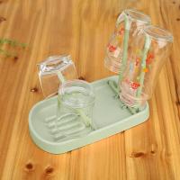Soporte De Botella Para Bebé Multifuncional Portátil De Color Verde Con Sistema De Drenaje Desmontable Para Secado - details 0