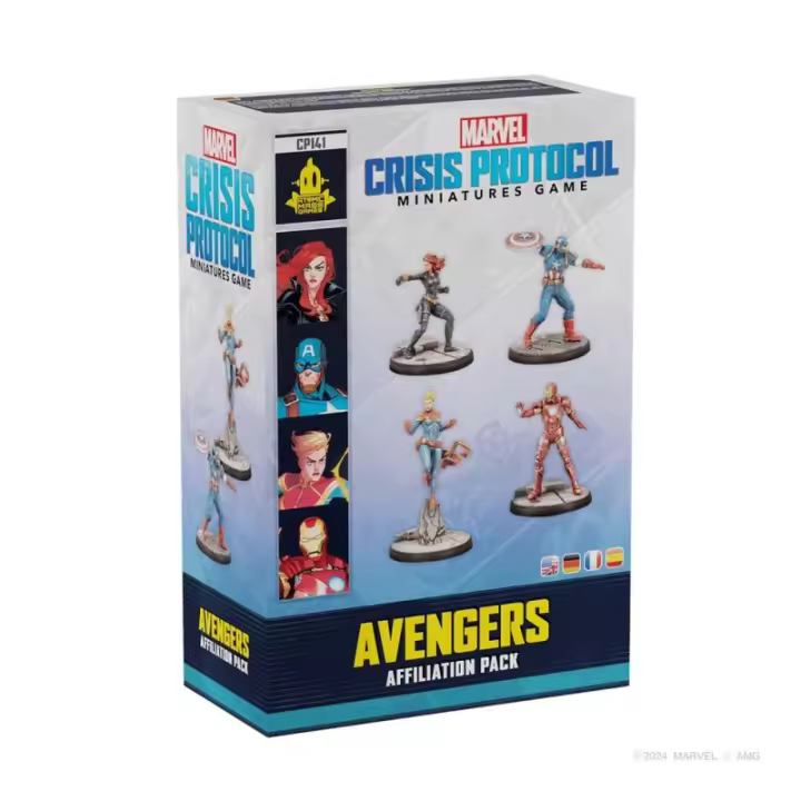 Juego de Mesa Marvel Crisis Protocol Avengers Affiliation Pack 14 Años - 1