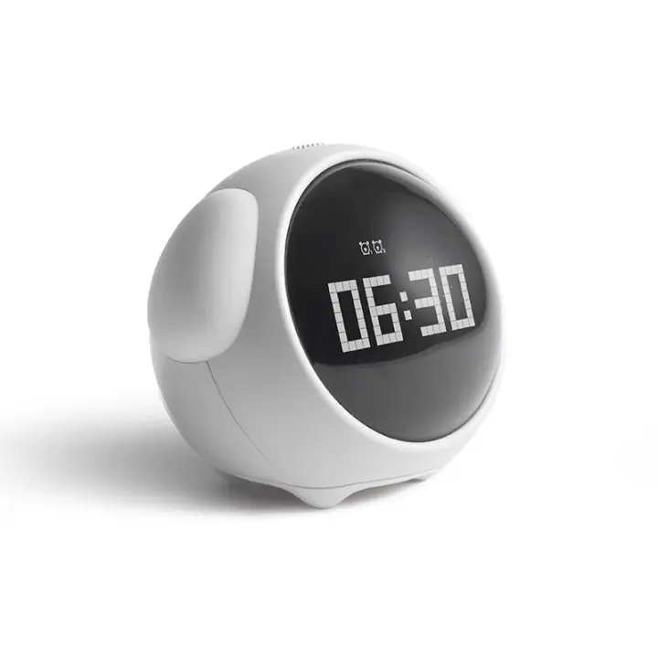 BIT Réveil électronique multifonctionnel pour Étudiants avec veilleuse Intelligent pour niños (Blanc) pd8.cc - 1