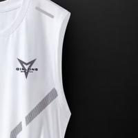 Camiseta De Hombre MINISO Con Manga Corta Y Malla Para Verano Secado Rápido Estilo Deportivo Corte Grande Transpirable Para Diario - details 4