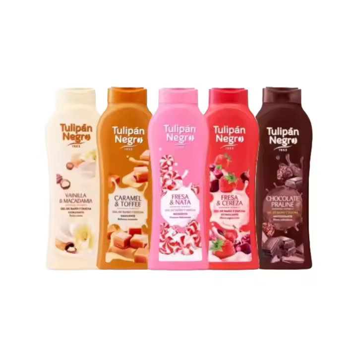 Tulipán Negro - Gel de Baño Hidratante PACK 5 unidades 650 ml Intensamente Perfumado Briseis S.A. - 1