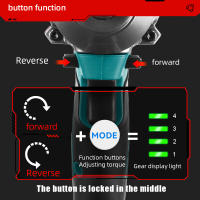 Llave de impacto eléctrica sin escobillas para reparación de automóviles, destornillador inalámbrico de 1/2 pulgadas, herramienta de bricolaje eléctrica para batería Makita de 18V, 1200N.m - details 7
