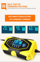 Cargador Inteligente De Batería LiFePO4 De Litio 12V/6A 24V/3A Automático Y Rápido Para Baterías De Plomo-Acero 50AH 75AH 90AH 100AH Material ABS - details 8