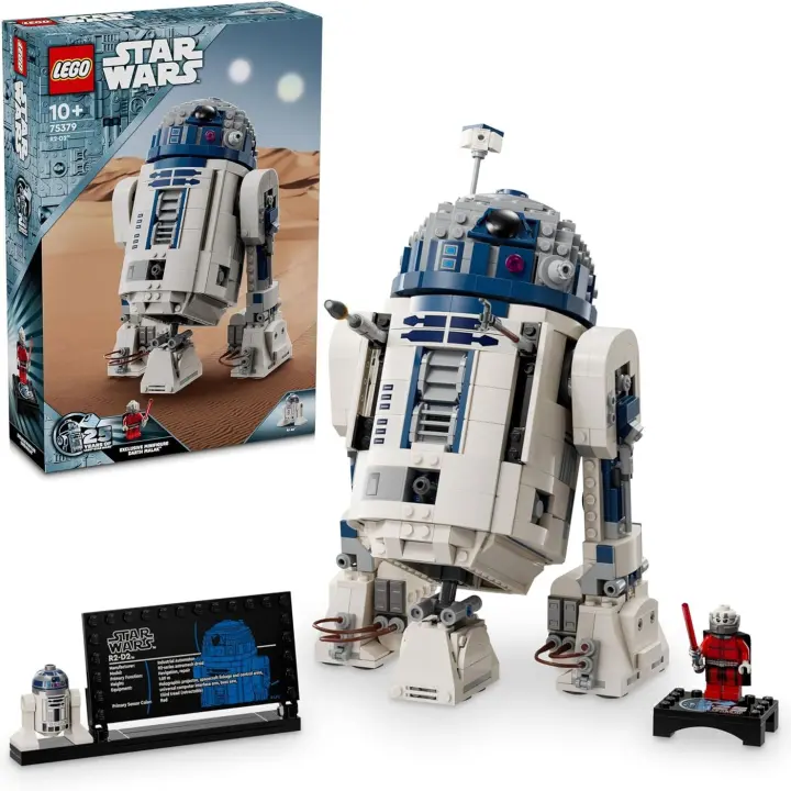 LEGO 75379 Star Wars R2-D2 Figura Articulada de Droide de Juguete, Maqueta de Colección de Personaje de Películas, Regalo para Niños y Niñas de 10 Años o Más  y Fans de la Saga - 1