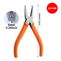 Aguja De Corte Plástica Con Punta CR-V Doble Cara Para Eliminar Residuos De Fundición Herramienta De Corte Con Abrazaderas De Acero Cromo Vanadio De 4/6/8/10mm - details 10