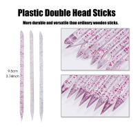 50pcs Herramientas De Manicura Y Pedicura Pusher De Uñas Reutilizables Plásticas Para Eliminar Cutículas Cuidado De Uñas Y Pies - details 1