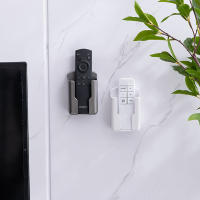 Soporte De Control Remoto Para Pared Caja De Almacenamiento Para Cosméticos Y Teléfonos Móviles Adhesivo Para Baño Y Hogar - details 4