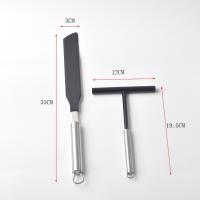 Juego De 2 Piezas Espátula Y Espátula Para Crepes Herramientas De Cocina Para Harina De Panqueques Cuchara Para Huevos Y Pasteles Utensilios De Cocina Profesionales - details 5