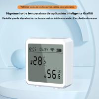 Sensor De Temperatura Y Humedad Inteligente WiFi Con Pantalla LCD Para Interior Detector De Temperatura Y Humedad Compatible Con Alexa Google - details 9