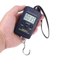 Báscula Digital Miniatura Para Pesca Y Viajes 40kg X 10g Portátil Con Gancho Colgante Escala De Mano Material Plástico - details 2