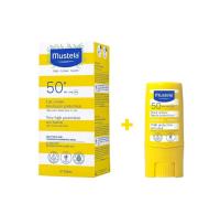 Mustela Pack Solar Leche Solar SPF50 100ml + Stick Solar SPF50 9ml + bote - details 0
