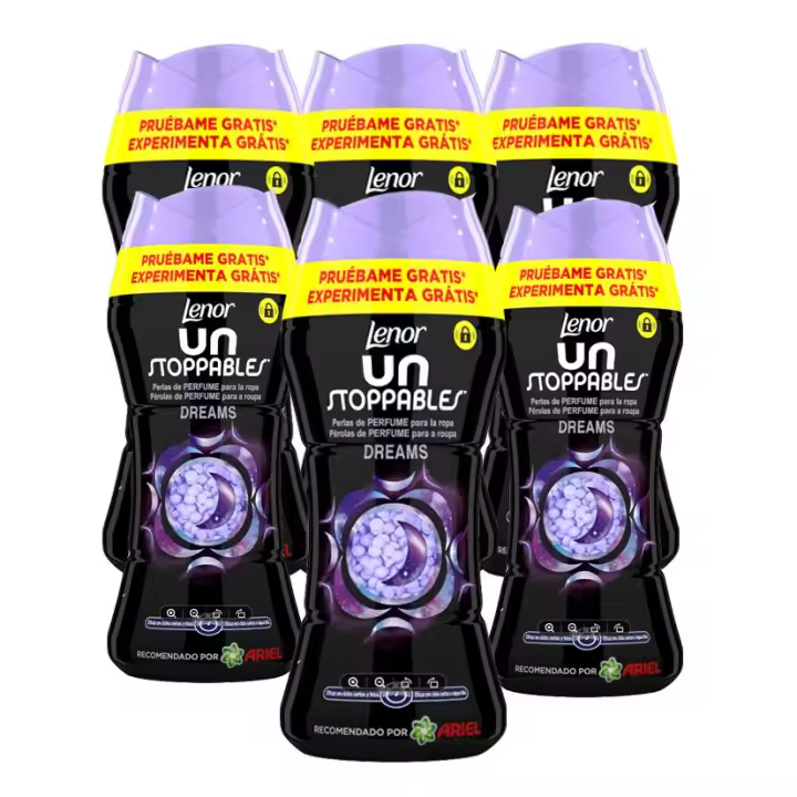 Lenor Unstoppables | Dreams Potenciador De Fragancia Para El Lavado 210g, Aporta Un Aroma Fresco Entre Lavados 6x210G - 1