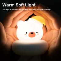 Lámpara De Noche Animal Bonita Para Bebé Recargable Por USB Con 3 Niveles De Iluminación Ajustable Para Amamantamiento Y Dormitorio - details 5