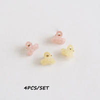 Juego De 4 Clips De Pelo Mini Jelly Coloridos Para Niñas Accesorios De Moda Para El Cabello Clips Laterales Decorativos De Gelatina Transparente - details 5