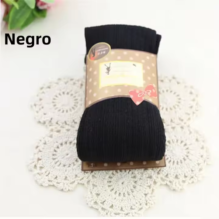 Pantalones De Lana Moda Para Mujer Calientes Gruesos Leggings Skinny Tejidos Ribbed Pantalones De Lana Socks Tejidos Ribbed - 1