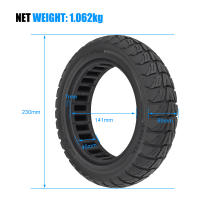 Neumático Sólido De Repuesto Para Scooter Eléctrico NIU KQI3 Tamaño 9.5x2.5-6.1 Color Flick Absorción De Choques Material De Goma - details 29