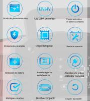 Cargador Inteligente De Batería Para Coche Y Motocicleta 20A/10A 12V/24V Compatible Con Lithium AGM GEL Lead-Acid LiFePO4 - details 4