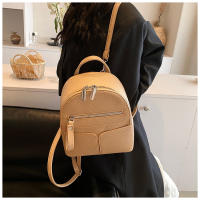 Mochila urbana sencilla de PU a juego para uso diario, mochila para mujer - details 22