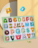 Juegos De Montessori Para Niños Madera Alfabeto Educativo Juguetes 3D Puzle Para Niños Y Niñas Regalo De Escuela Preescolar - details 5