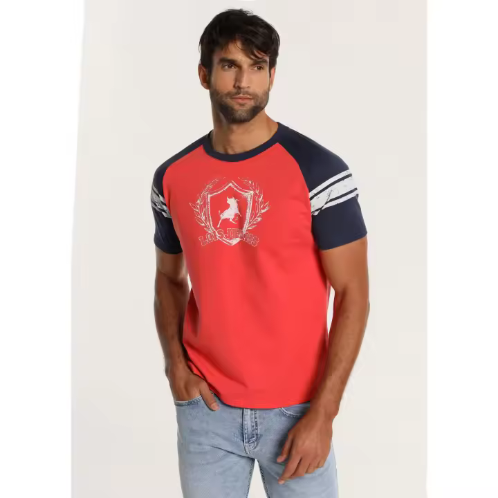 LOIS JEANS - Camiseta de manga raglan con contraste - 1
