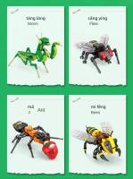 Nuevos Creativos Serie De Insectos Bloques De Construcción De Mariposa Colección De Modelos Biológicos De Beetle Mantis Decoración Juguetes Para Niños Y Adultos - details 2