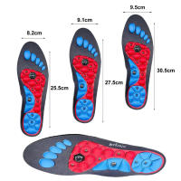 Plantillas De Pie Unisex Con Terapia Magnética Ortopédicas Para Calzado Perder Peso Adelgazante Masajeador De Acupuntos Soporte De Arco Antifatiga - details 12