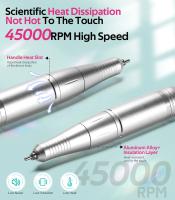 Kit De Máquina De Uñas Profesional DianaBeauty 45000RPM Recargable Portátil Para Manicura Uñas De Acrílico Y Gel - details 3