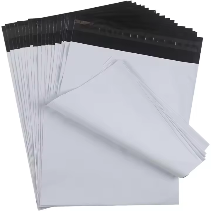 Pack de 100 Bolsas de Plástico Para Envíos Pequeños, Medianos , Grandes y Extragrandes, Sobres para Envíos de Embalaje Bolsas Autoadhesivas, Impermeables, Resistentes y Opacas. Longitud incluye 5 cm de la Solapa del Cierre. - 1