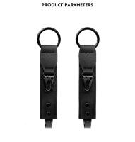 Ganchos De Cuero PU Para Almacenamiento De Coche Organizador De Asiento Frontal Y Respaldo Accesorios Interiores De Automóvil Clip De Cinturón Auto - details 8