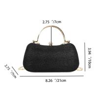 Bolso De Noche Para Mujer Elegante Con Diamantes Y Cadena De Hombro En Forma De Huevo Bolso De Mano Con Cierre Hasp Para Bodas Y Fiestas - details 0