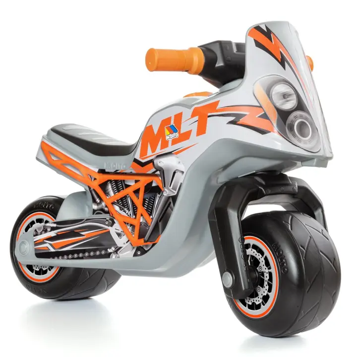 Correpasillos moto plata. 27x11x37 cm (Molto 24228) - 1