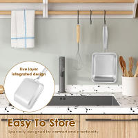 Sartén De Acero Inoxidable Para Tamagoyaki Omelette Japonesa Con Mano Multifuncional Rectangular Para Cocina Desayuno - details 7