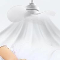 Ventilador De Techo Pequeño Con Luz E27 Y Control Remoto 6.3 Pulgadas Volumen De Aire Grande Y Silencioso Para Habitación - details 7