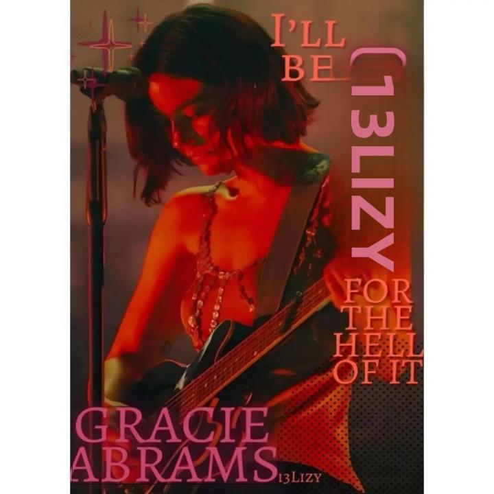 Poster De Gracie Abrams Artista Caliente En Alta Definición Para Decoración De Pared De Hogar Y Habitación Arte Moderno Impresión En Papel