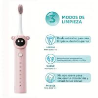 Cepillo De Dientes Eléctrico Para Niños Con Sonido Y Cabeza De Repuesto USB Recargable Automático Suave Impermeable Dibujos Animados Coloridos - details 3