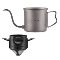 Cafetera De Titanio Para Camping Y Viajes 650ml/550ml/400ml Kettle De Pueyo Para Café Té Agua Con Estilo De Pato Adecuada Para 2 Usuarias - details 10