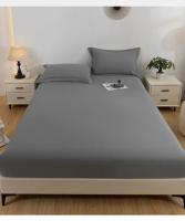 Sábana Protectora Impermeable Para Cama Doble 160x200 Anti-bacterias Anti-pulgas Lavable Tejida Con Técnica De Tat Forro Poliéster 300TC - details 15
