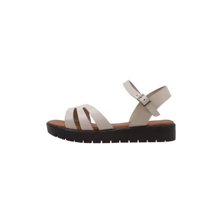 Sandra Fontán CAMPAGNA Sandalias De Cuña Mujer Beige - 1