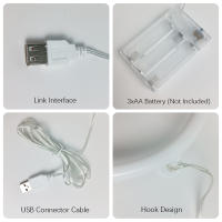 Ilumina Tu Hogar Con Nuestra Lámpara De Neón De Murciélago Y Luna LED Alimentada Por USB/batería Decoración Para Paredes Adecuada Para Niños Regalo Casa De Horror O Fiesta - details 4