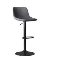1 Silla giratoria de Bar alta ajustable, TABURETE asiento nórdico moderno, elevador de escritorio frontal con taburete alto, respaldo de moda, silla de Bar con patas de Metal de estilo nordic,sillas de comedor pata negro - details 2