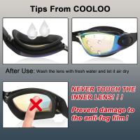 2 Gafas de Natation para adultos, helbres, Mujeres, adolescentes y niños mayores de 8 años, Protección antivaho y UV - details 3